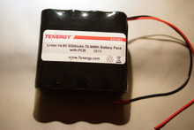 1x2x4 Battery pack with 22AWG Leads
