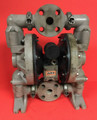 Used ARO 1" Polypropylene Double Diaphragm Pump Model 6661A3-389-C ~ 47 Gal/Min 