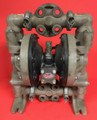 Used ARO 1" Polypropylene Double Diaphragm Pump Model 6661A3-382-C ~ 47 Gal/Min  ~ 120 PSI Max Working Pressure