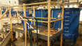 Two (2) 400 gallon Batch Treat Tanks with Service Catwalk