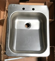 Advance Tabco Drop-In sink with Tapered Bowl for Wheel Chair & Faucet # DI-1-146