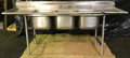 Advance Tabco 3 Compartment Stainless Steel Sink 93-3-54-18RL w/ 2 Drainboards