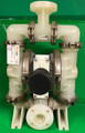 Wilden 1-1/2" Air Operated Diaphragm P4 Polypropylene Pump P4/PPAPP/WFS/WF/PTV