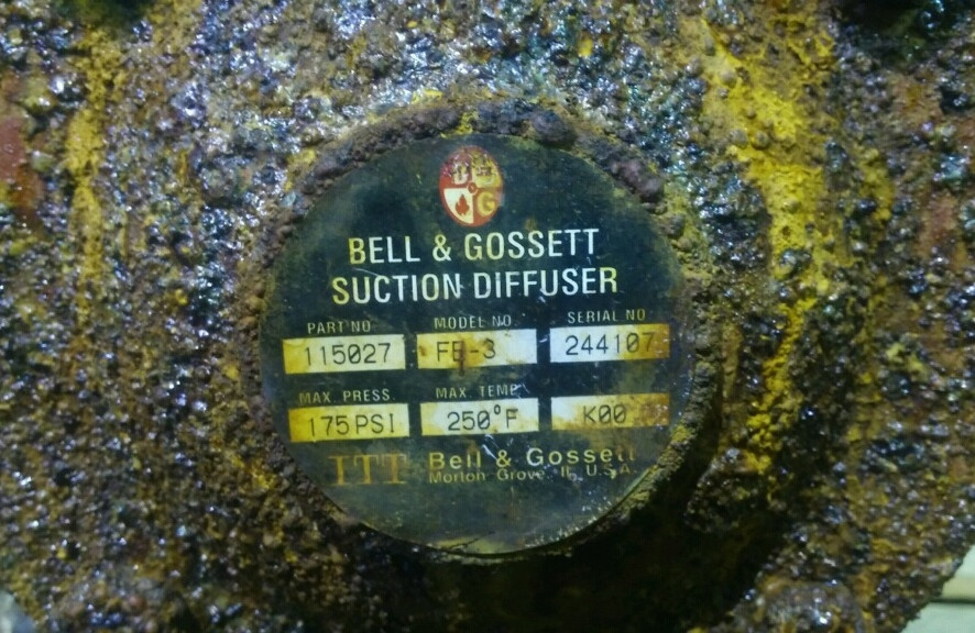 Bell Gossett Fe 3 Suction Diffuser Pump Nidec Us Motors 20 Hp 3540 Rpm Trips Industrial Surplus