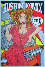 Firehouse Kustom Komics #1 Silkscreen Comic Book Color Image