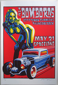 Almera Bomboras Silkscreen Concert Poster Image