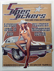 Almera Super Suckers Silkscreen Concert Poster Image