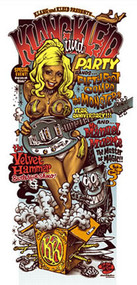 Rockin' Jelly Bean Klang Und Kleid Burlesque Silkscreen Poster Image