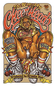 Rockin' Jelly Bean Naughty Cheer Headz Silkscreen Poster Image