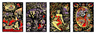 Vince Ray's 'Voodoo Blues from A Furlined Swamp' Silkscreen Art Print Portfolio Image