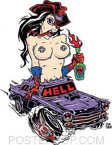 Forbes Hell Girl Sticker Image