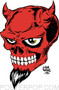 Forbes Devil Skull Sticker Image