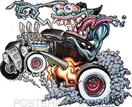 BigToe Monster Burnout Sticker Image