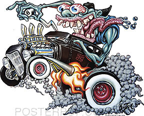 BigToe Monster Burnout Sticker Image