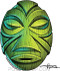 Doug Horne Green Mask Sticker Image