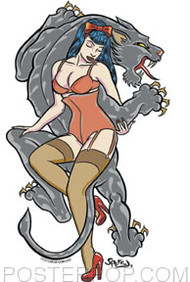 Firehouse Panther Sticker Image