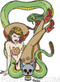 Firehouse Snake Charmer Sticker Image