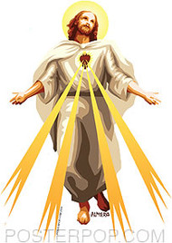 Almera Jesus Light Sticker Image