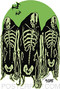 Pigors Misfit Ghouls Sticker Image