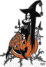 Pigors Halloween Queen Sticker Image