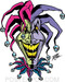 Pizz Joker Clown Sticker Image