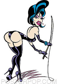 Pizz Whip Girl Sticker Image