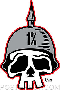 Kruse One Percent Sticker Image