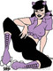 Scrojo Cat Girl Sticker Image