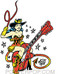 Vince Ray Guitar Girl Sticker Image