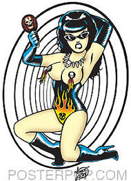Vince Ray Shaker Girl Sticker Image