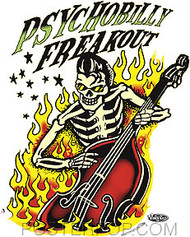Vince Ray Psychobilly Freakout Sticker Image