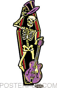 Vince Ray Coffin Sticker Image