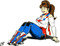 Coop Roller Derby Queen Sticker Image
