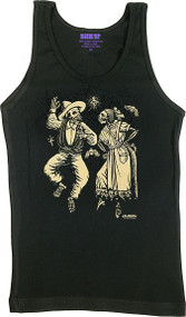 Almera Muertos Woman's Baby Doll Tee and Boy Beater Tank Image