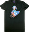 Aaron Marshall Flying Pop Girl Woman's Babydoll Tee Shirt Image