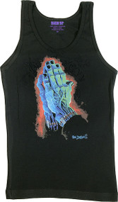 Ben Von Strawn Belong Dead Woman's Baby Doll Tee and Ribbed Tank Top Image