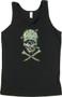 Pigors Zombie Skull Woman's Baby Doll Tee and Boy Beater Tank Image