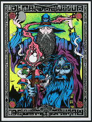 Dirty Donny Alan Forbes Wizards Art Silkscreen Print Poster 2011 Image