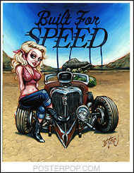 BigToe Built For Speed Signed Artist Print Image