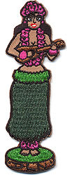 Norton Hula Girl Patch Image