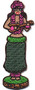 Norton Hula Girl Patch Image