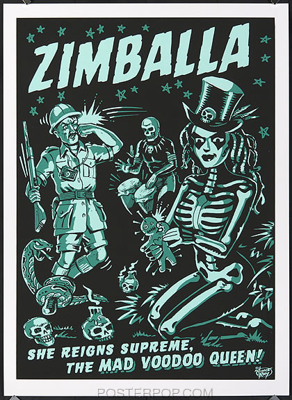 Vince Ray Zimballa Silkscreen Poster Image