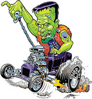 Pizz Young Frankenrod Sticker Image