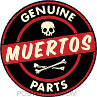 Kruse Genuine Muertos Parts Sticker Image