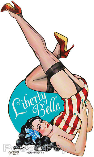 Gustavo Rimada Liberty Belle Sticker Image