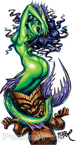BigToe Green Siren Sticker Image