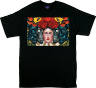 Gustavo Rimada El Ciclo T Shirt, Frida Kahlo, Skulls, Aztek, Ancestry