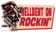 Vince Ray Hellbent Devil Die Cut Poster Pop Sticker