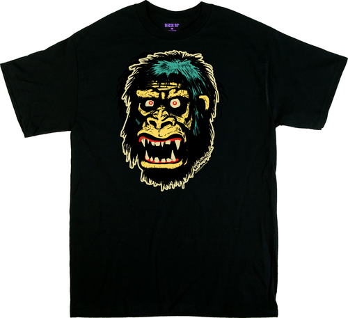 Ben Von Strawn Go Go Gorilla T-Shirt, Ape, Monster, Monkey, Classic, Ed Roth, Next Level Apparel