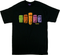 SH100 Shag 5 Tikis T Shirt, Tiki, Hawaii, Gods, Colorful, Rainbow, Masks, Faces, Favorite